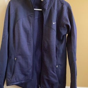 Nike quilted blue jacket